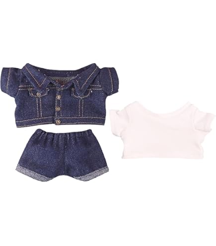 Amazon.co.jp: AXLUCE ぬい服-ぬいぐるみ-服-20cm デニムジャケット